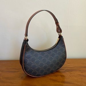 BRAND NEW Celine Ava Bag in Triomphe Canvas and Calfskin Tan